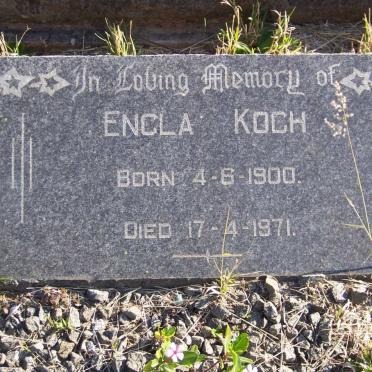 KOCH Engla 1900-1971