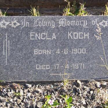 KOCH Engla 1900-1971