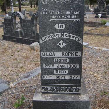KOPKE Olga 1906-1977