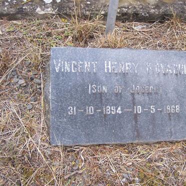 KOVACHI Vincent Henry 1894-1968