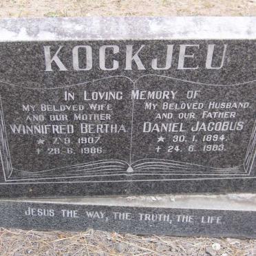 KOCKJEU Daniel Jacobus 1894-1983 &amp; Winnifred Bertha 1907-1986
