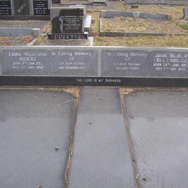 KOCKJEU Johan Wilhelm 1895-1975 &amp; Louisa Wilhelmina 1902-1990