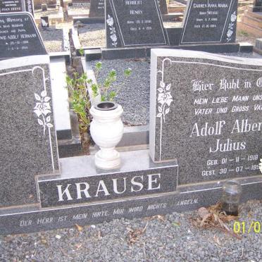 KRAUSE Adolf Albert Julius 1918-199?