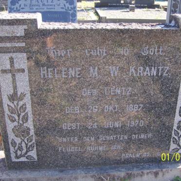 KRANZ Helene M.W. 1887-1970