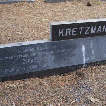 KRETZMANN George John 1902-1973 &amp; Lydia Wilhelmine HENSBERG 1907-1992