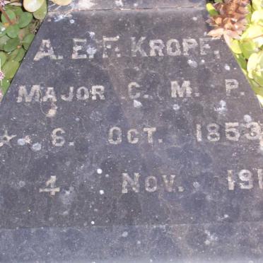 KROPF A.E.F. 1853-1912