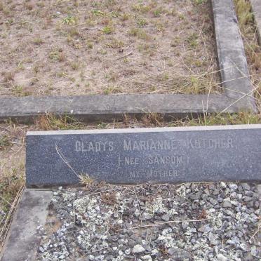 KUTCHER Gladys Marianne nee SANSOM