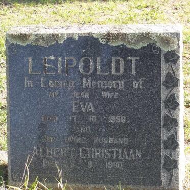 LEIPOLDT Albert Christiaan ?-1960 &amp; Eva ?-1958