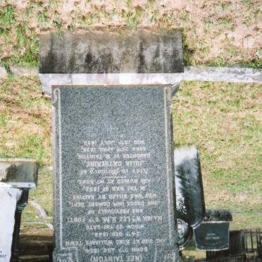 LEE Lydia Mary nee TAINTON 1824-1888 :: TAINTON Julia Catherine 1828-1890
