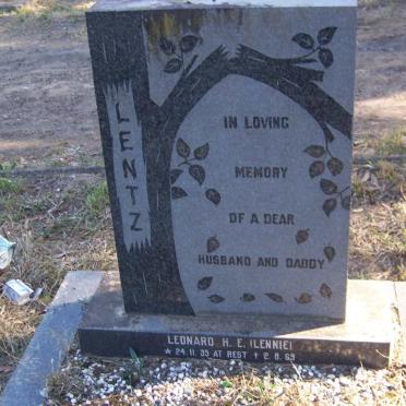 LENTZ Leonard H.E. 1935-1969