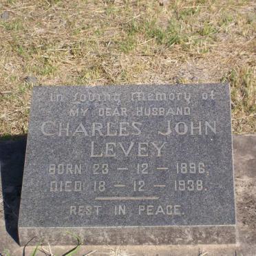 LEVEY Charles John 1896-1938