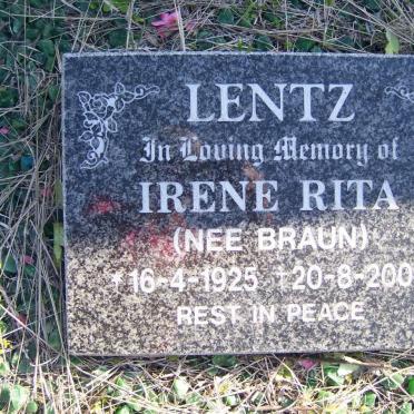 LENTZ Reinhold Hermann Eduard 1924-1974 &amp; Irene Rita BRAUN 1925-2003