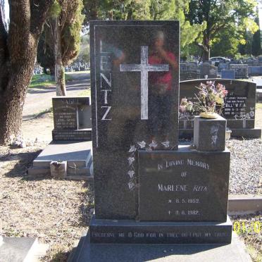 LENTZ Marlene Rita 1953-1982