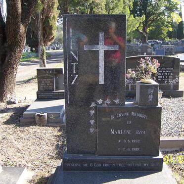 LENTZ Marlene Rita 1953-1982