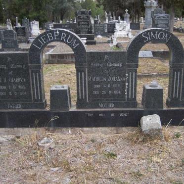 LIEBERUM J.H. 1889-1964 &amp; Mathilda Johanna 1889-1964 :: SIMON Anna Magdalena 1892-1962