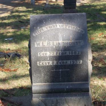 LINDHORST W.L.B. 1887-1937