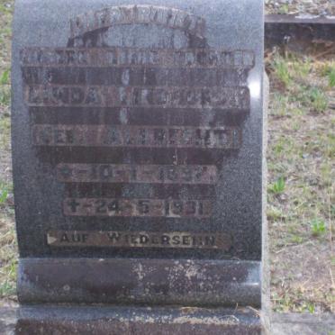 LINDHORST Linda nee ALBRECHT 1897-1931