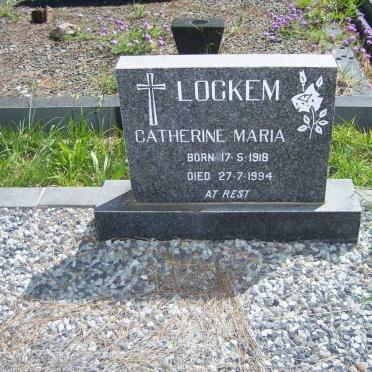 LOCKEM Catherine Maria 1918-1994