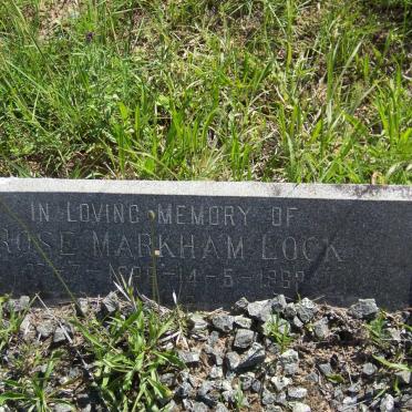 LOCK Rose Markham 1888-1962