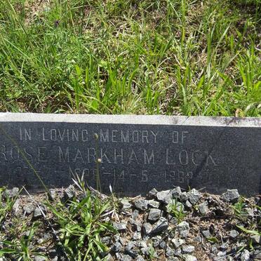 LOCK Rose Markham 1888-1962