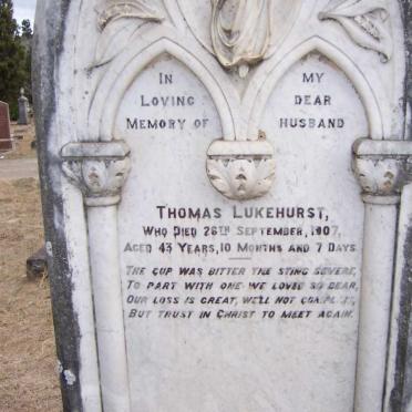 LUKEHURST Thomas -1907