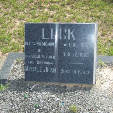 LUCK Myrtle Jean 1928-1963