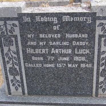 LUCK Hilbert Arthur 1906-1949