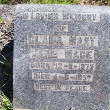 MACE Clara Mary Jane 1873-1957