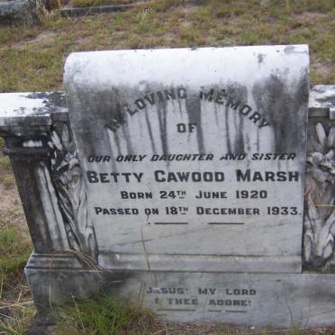 MARSH Betty Cawood 1920-1933