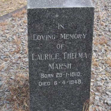 MARSH Laurice Thelma 1910-1948
