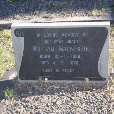MacKENZIE William 1886-1970