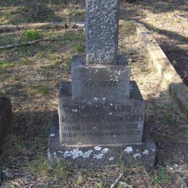 McINTYRE Martha Maud nee KING 1872-1962