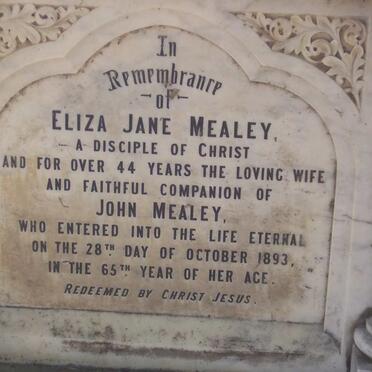 MEALEY Eliza Jane -1893