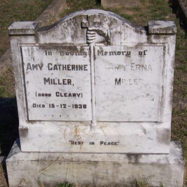 MILLER Amy Catherine nee CLEARY -1938 :: MILLER Amy Erna -1995
