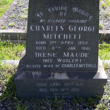 MITCHELL Charles George 1889-1961&amp; Irene Maude WOOLER 1892-1963