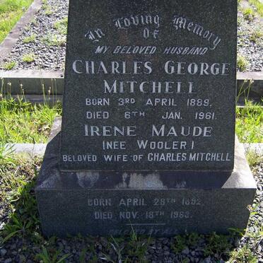 MITCHELL Charles George 1889-1961&amp; Irene Maude WOOLER 1892-1963