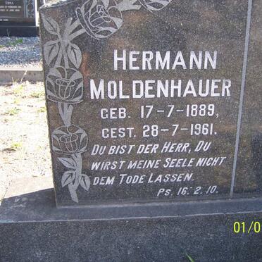 MOLDENHAUER Hermann 1889-1961