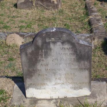 MOLONY Michael -1893 &amp; Augusta Margaret -1938 :: MOLONY Michael John -194