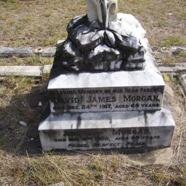 MORGAN David James -1917 &amp; Amelia -1920