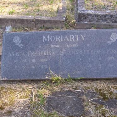 MORIARTY Charles Henry Percival 1887-1953 &amp; Agusta Frederika 1894-1976