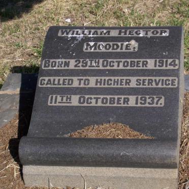 MOODIE William Hector 1914-1937