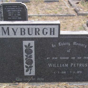 MYBURGH William Petrus 1918-1970