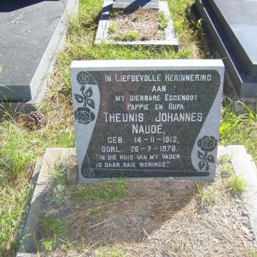 NAUDÉ Theunis Johannes 1912-1978