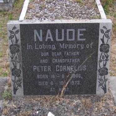 NAUDE Peter Cornelius 1906-1973