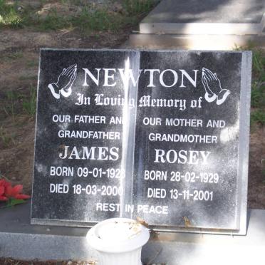 NEWTON James 1928-2000 &amp; Rosey 1929-2001