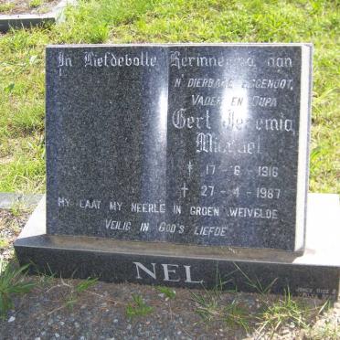 NEL Gert Jeremia Michael 1916-1987