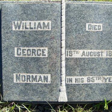 NORMAN William George -1957