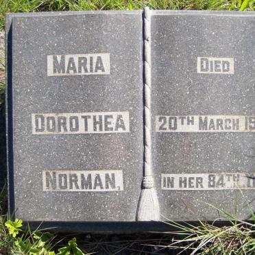 NORMAN Maria Dorothea -1971