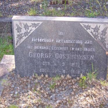 OOSTHUYSEN George 1912-1968