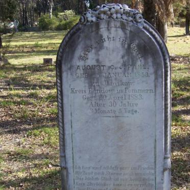 PAHL August C.J. 1853-1883